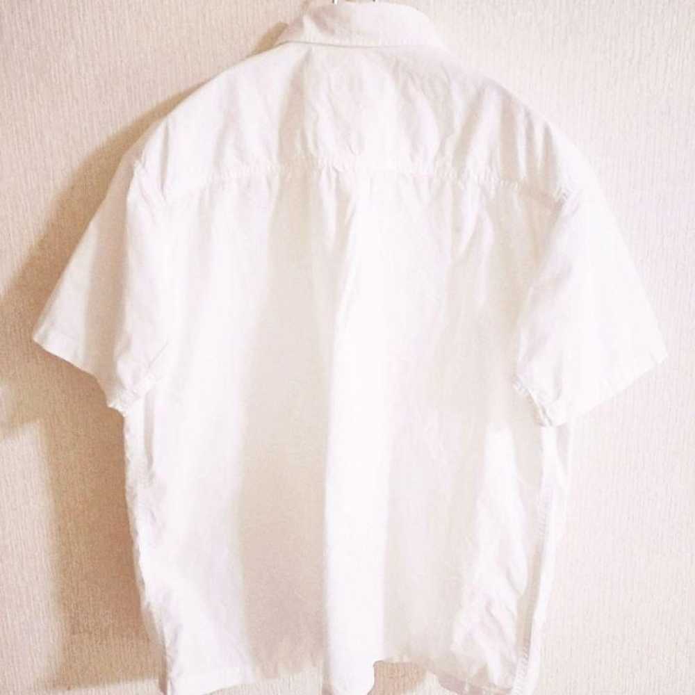 D221651 BEAMS BOY Double Flap Pocket Shirt White - image 3