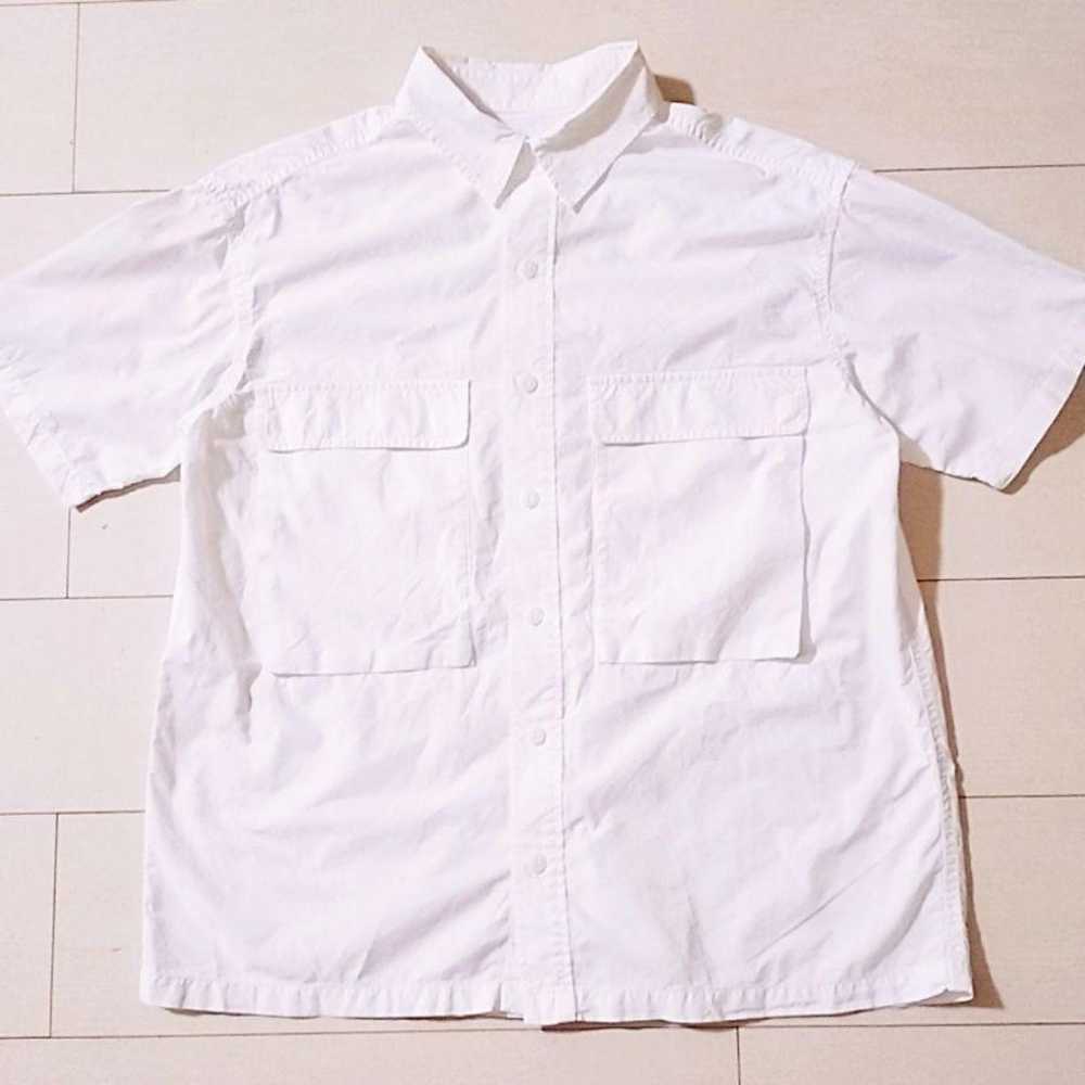 D221651 BEAMS BOY Double Flap Pocket Shirt White - image 7