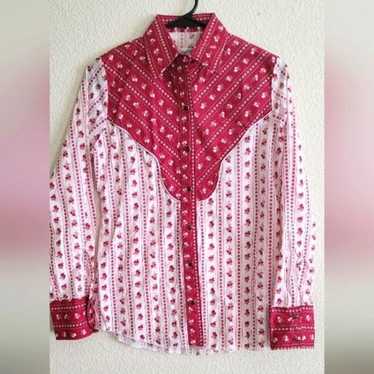 Vintage wrangler authentic western shirt