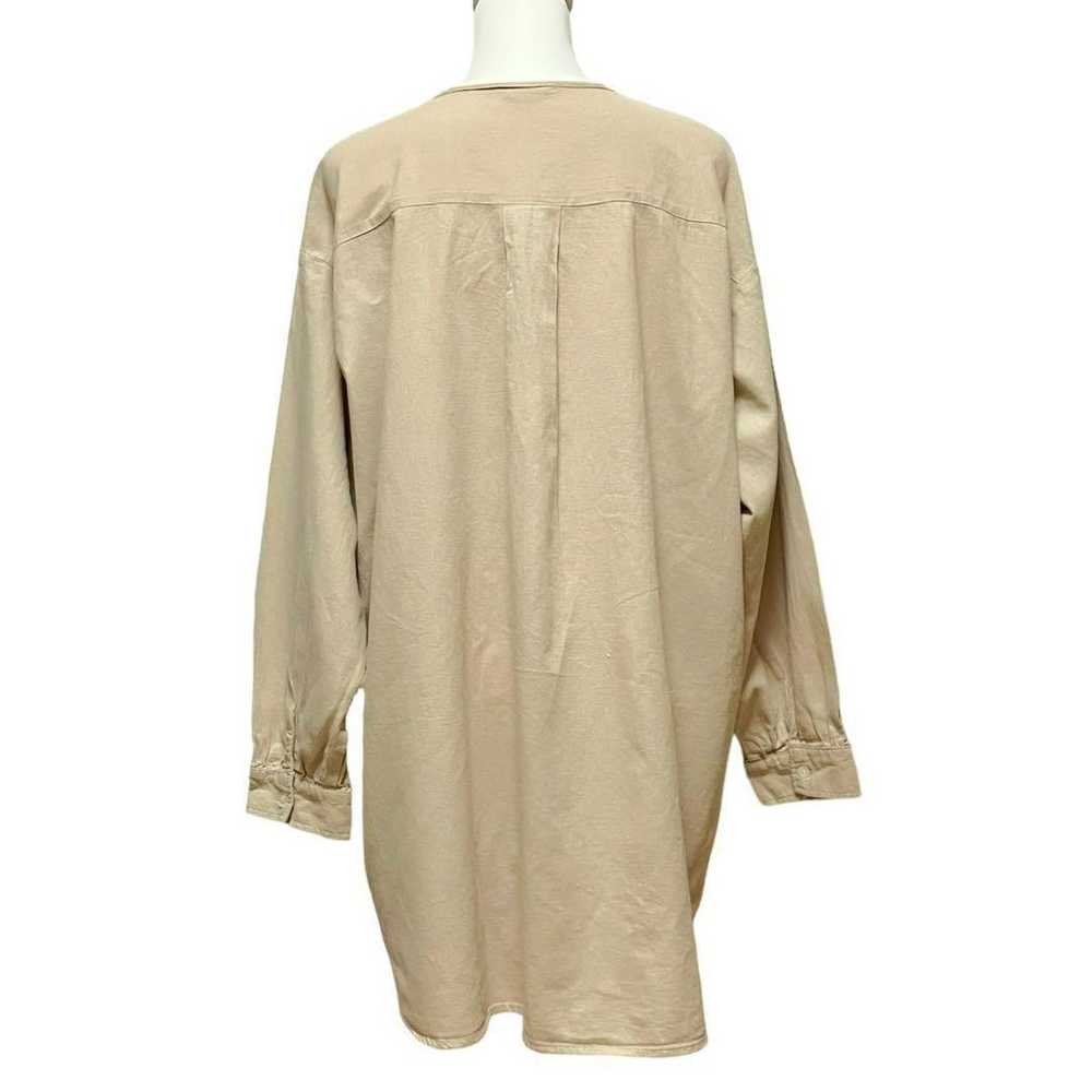 Samantha Thavasa Cotton Tunic (F) Earth Color Off… - image 3