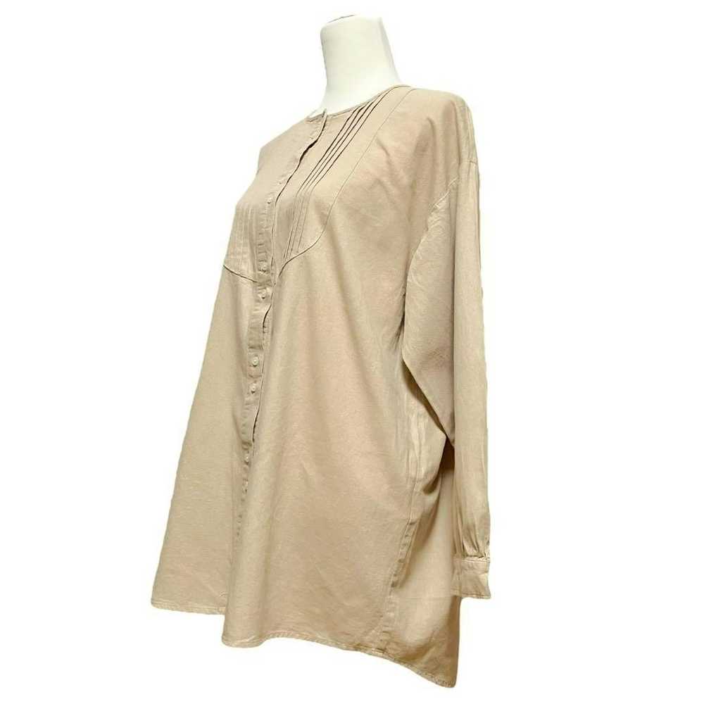 Samantha Thavasa Cotton Tunic (F) Earth Color Off… - image 4