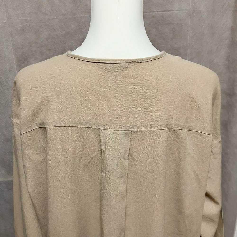 Samantha Thavasa Cotton Tunic (F) Earth Color Off… - image 7