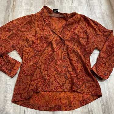 Escada Abstract Vintage outlets Blouse Sz.6(38)