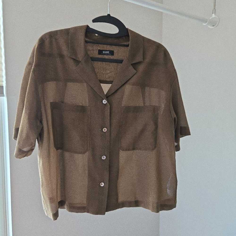 JOURNAL STANDARD LESSAGE Open Collar Shirt - image 1