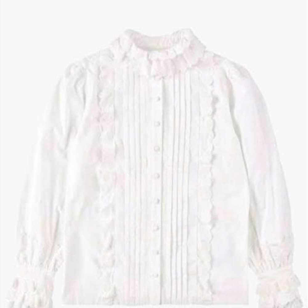 bibiy Barbie Frill Cotton Blouse - image 4