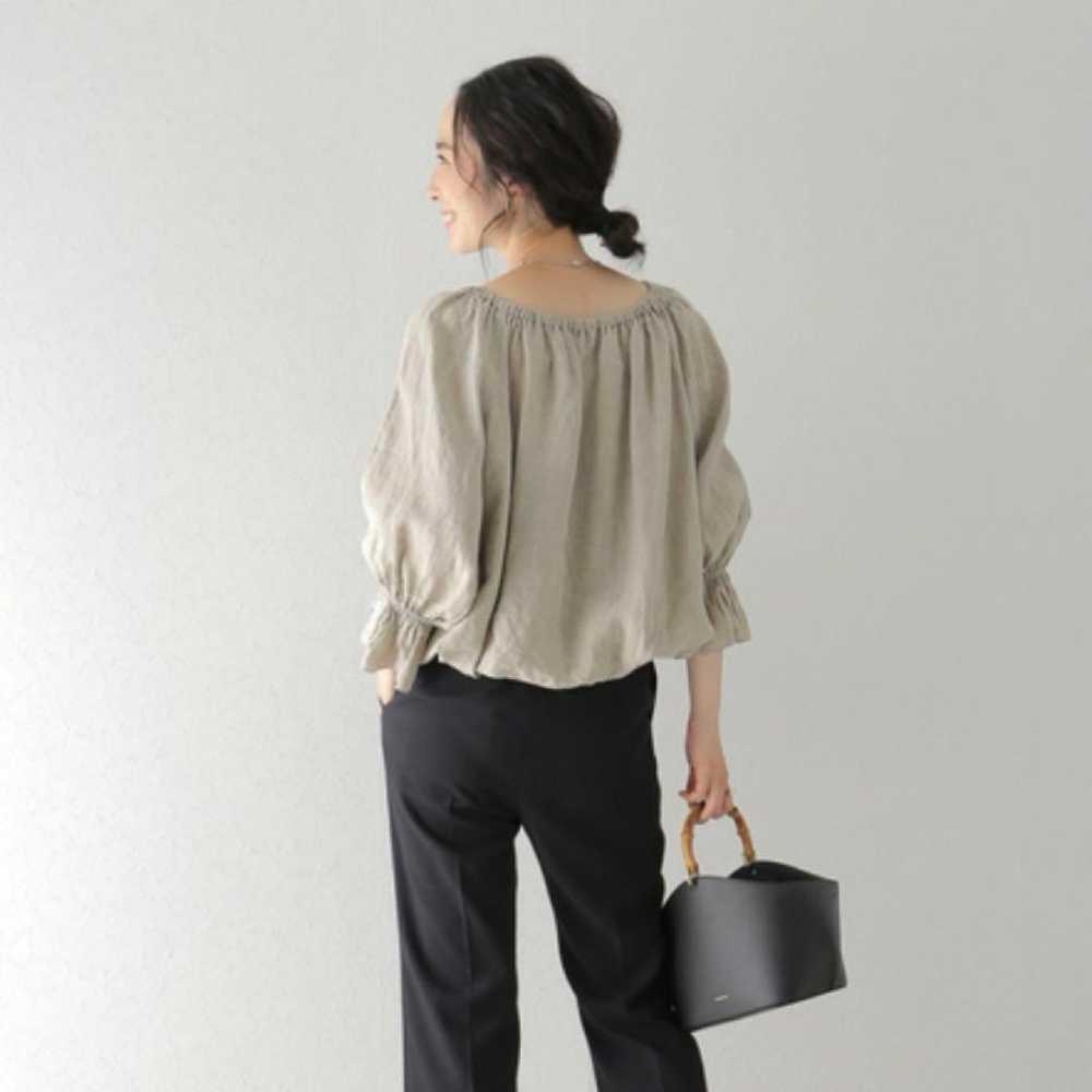 plage Linen Vintage Off-shoulder Blouse Plage - image 3