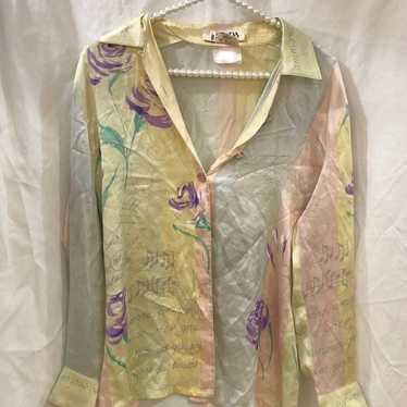 •••Vintage Escada Silk Top••• - image 1