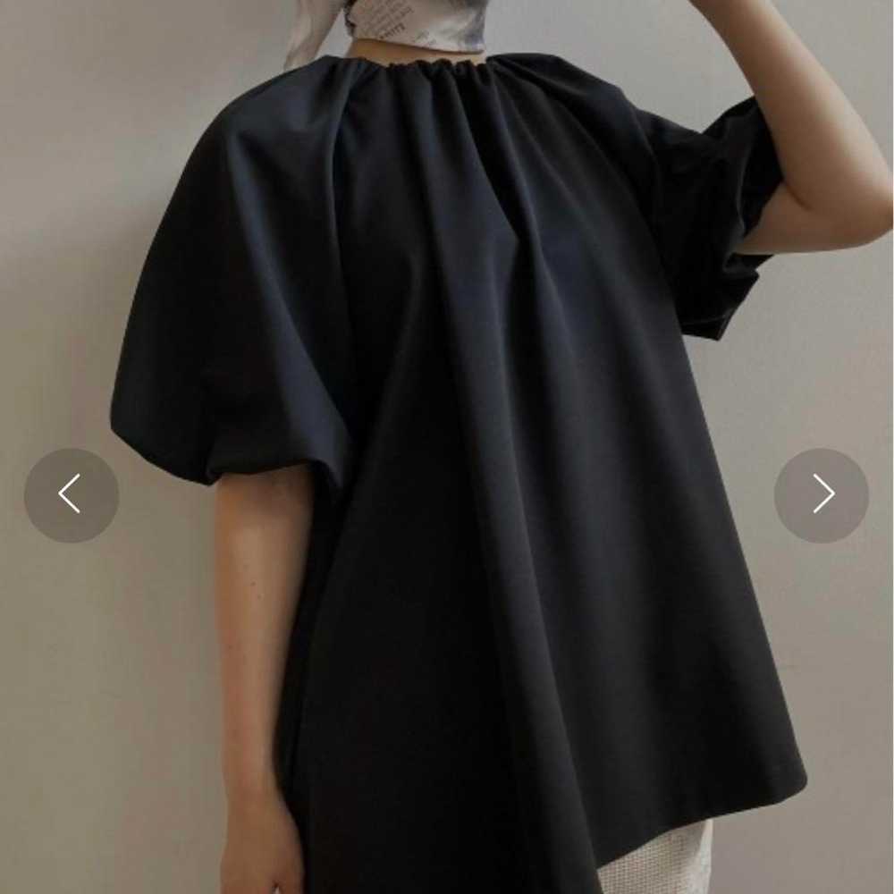 Ameri VINTAGE GATHER SMOCK TOP Black - image 2