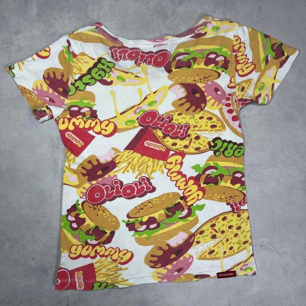 90s Hysteric Glamour hamburger patterned cropped … - image 6