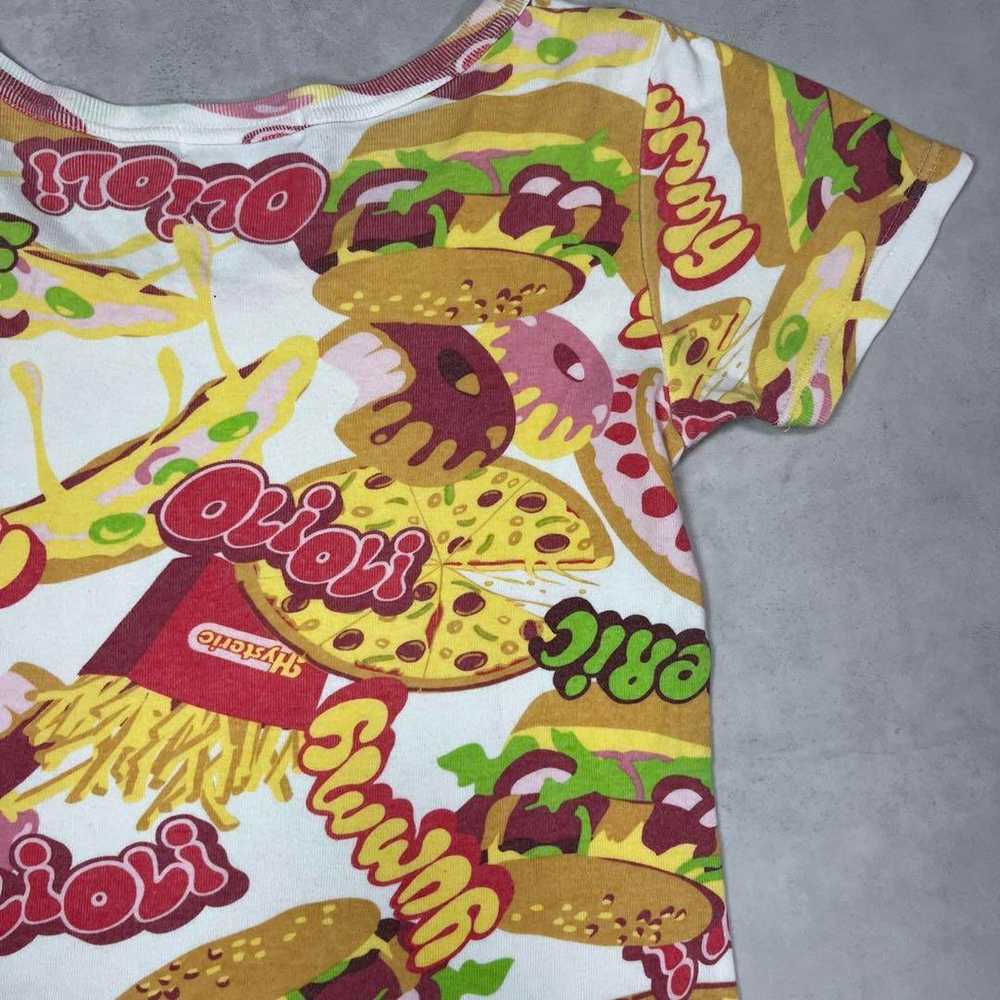 90s Hysteric Glamour hamburger patterned cropped … - image 8