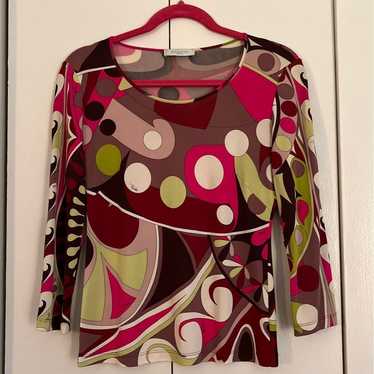 emilio pucci vintage viscose top. - image 1