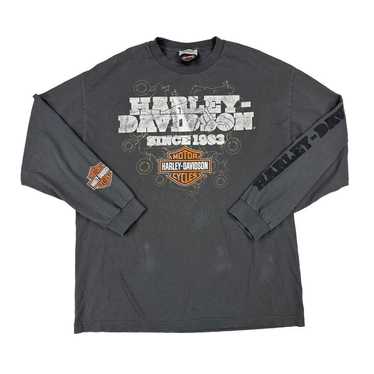 Elwood Vintage - Harley Davidson Long Sleeve Tee … - image 1