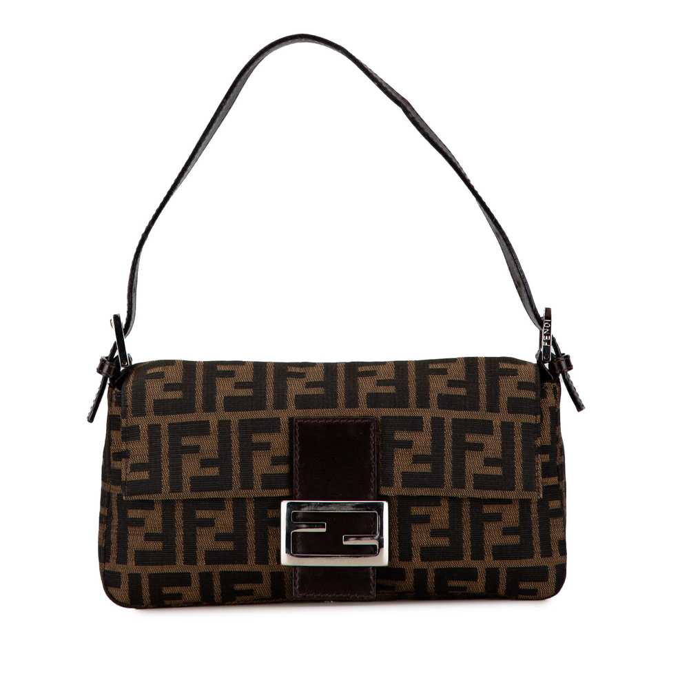 Product Details Fendi Brown Zucca Canvas Baguette… - image 1