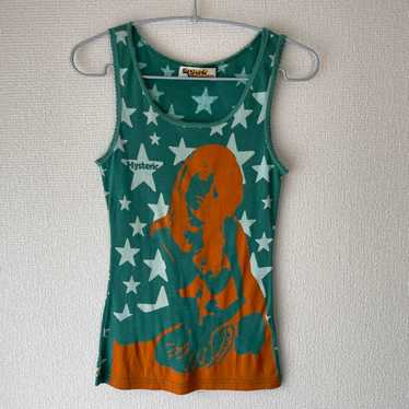 Hysteric Glamour Bear Graphic Ribbed Camisole on sale Tank Top