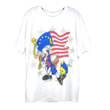 Vintage 95 Looney Tunes Patriotic TShirt - image 1