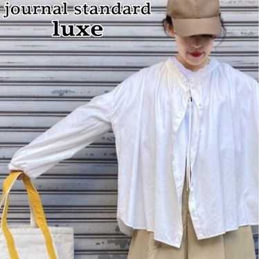 JOURNAL STANDARD LUXE CSI Twill Half Ruffle Shirt. - image 1