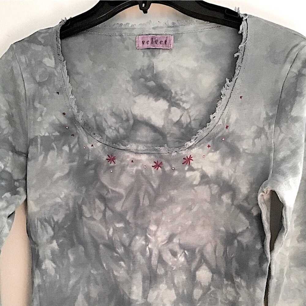 Rare Velvet by Graham & Spencer boho tie-dye tee - image 3