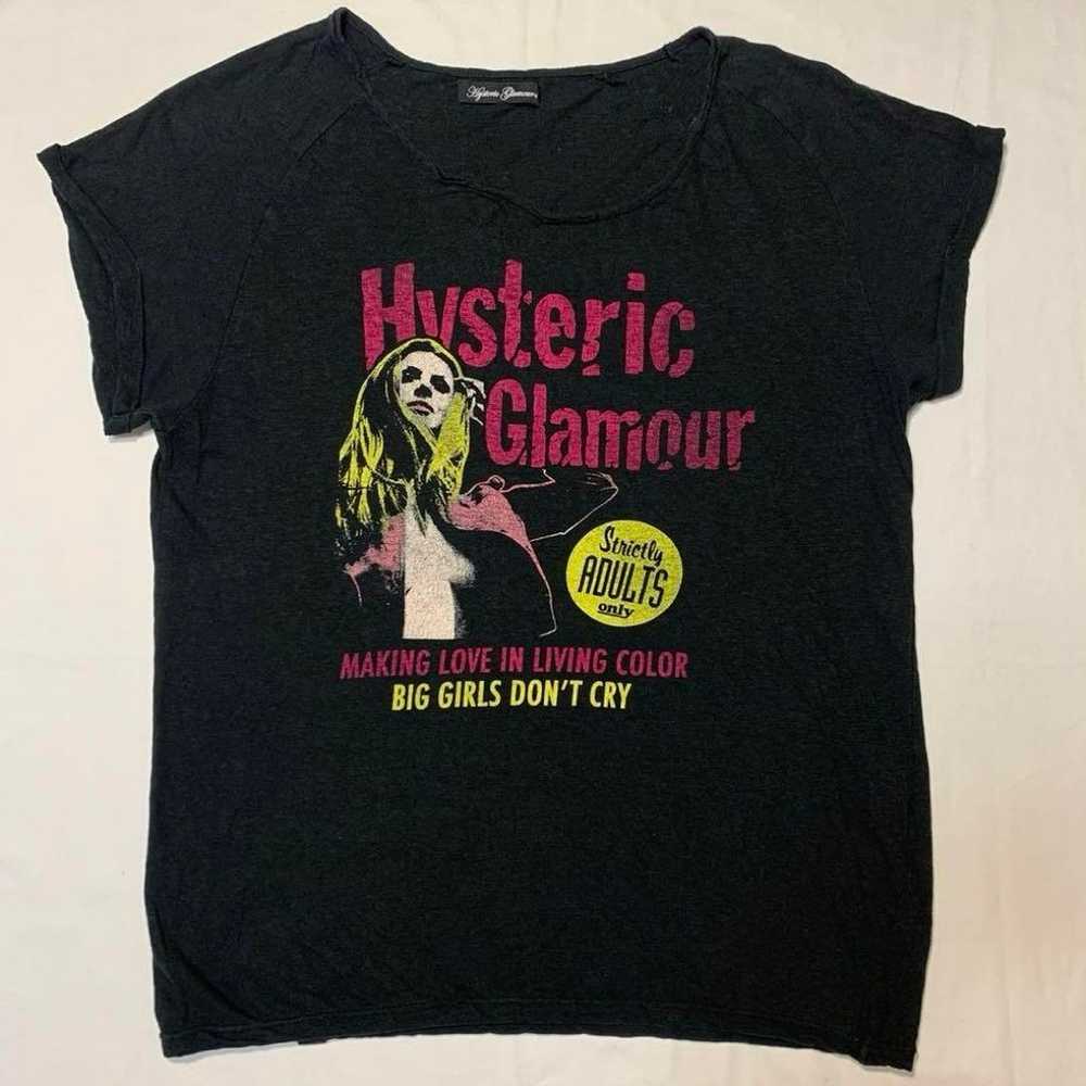 hysteric glamour girl design black tee - image 1