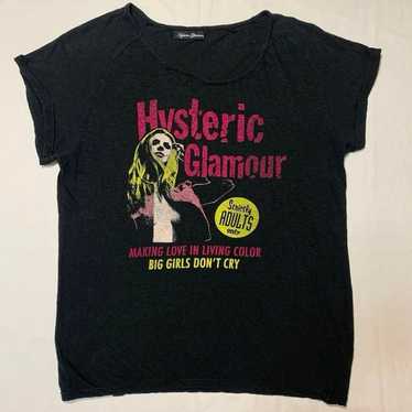 hysteric glamour girl design black tee - image 1