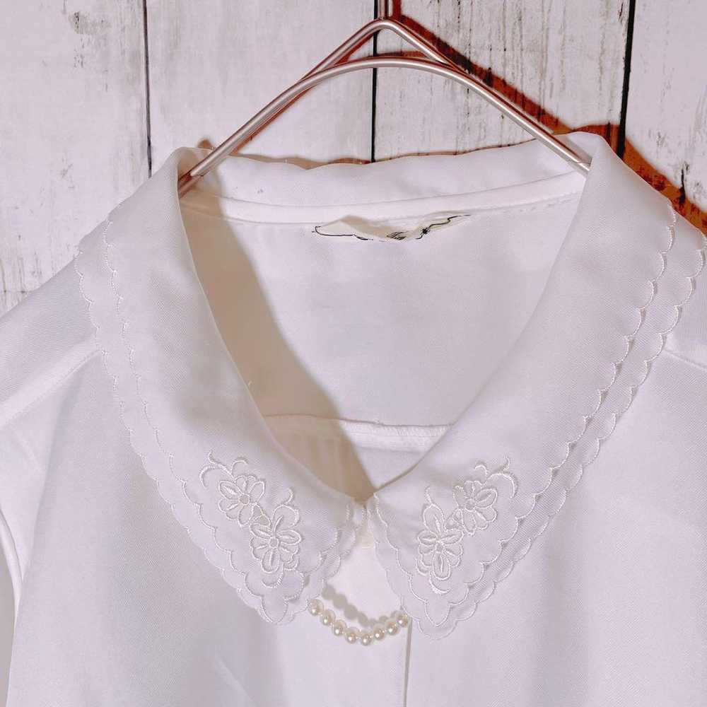 White shirt, vintage blouse, vintage, stylish, vi… - image 4