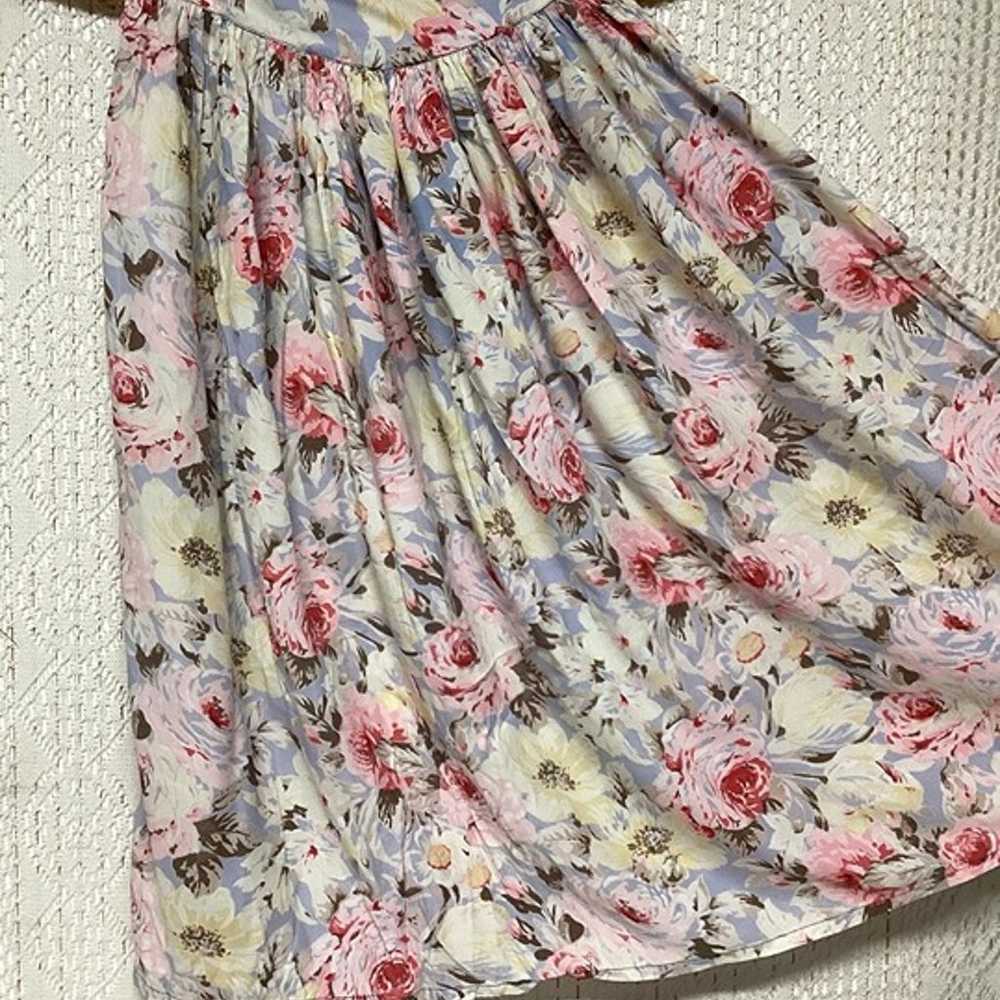 Vintage Women's Skirt Size 38/40 Floral Print Ela… - image 4