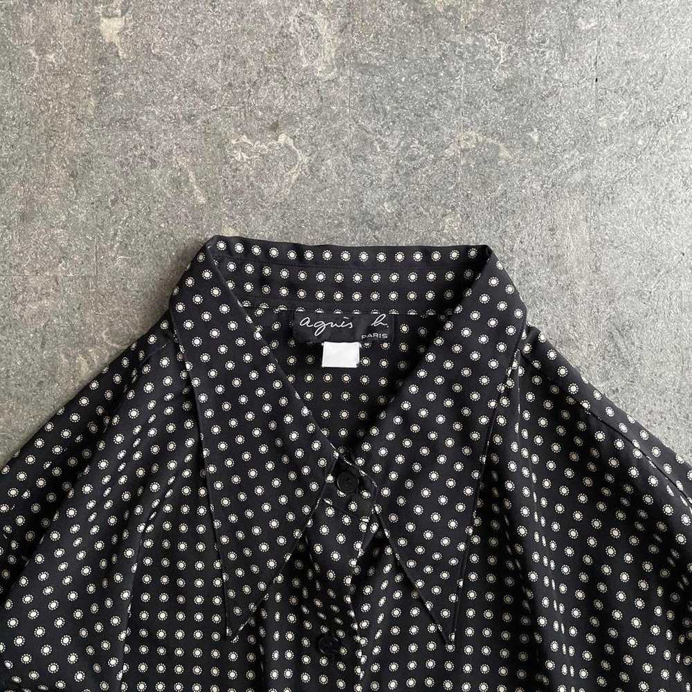 36 agnisb Agnès b. Dot Polka Dot Blouse Shirt Top… - image 1