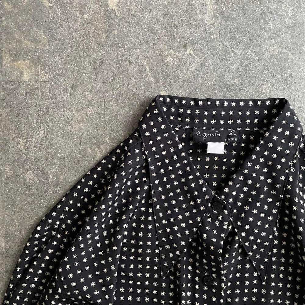 36 agnisb Agnès b. Dot Polka Dot Blouse Shirt Top… - image 2