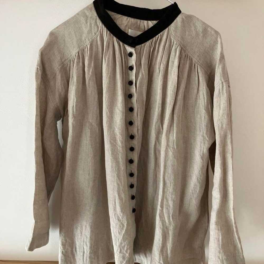 High-quality ☆ magali Antique Linen Blouse ☆ - image 6