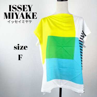 【a951】ISSEY MIYAKE me Beautiful Multicolor Short S