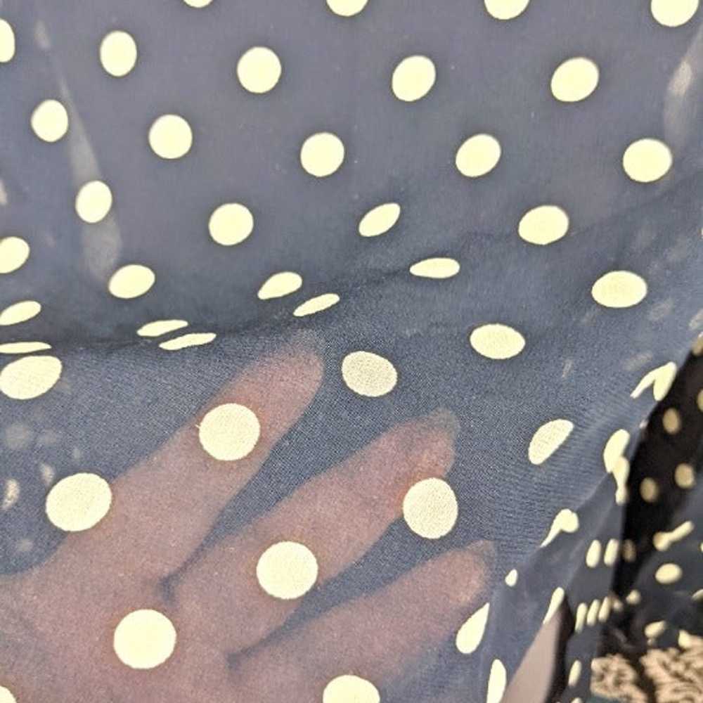 1990’s Celine Polka Dot Blouse - image 7