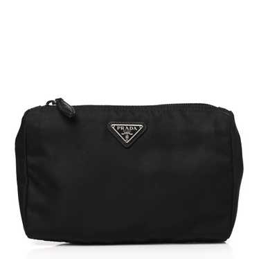 PRADA  Tessuto Nylon Vela Cosmetic Pouch Black