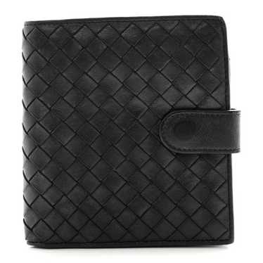 BOTTEGA VENETA Nappa Intrecciato Snap Wallet Black - image 1