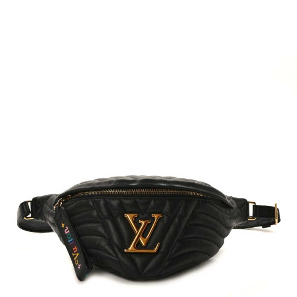 LOUIS VUITTON Calfskin Quilted New Wave Bumbag Bl… - image 1