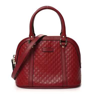 GUCCI Soft Microguccissima Mini Dome Bag Rosso - image 1