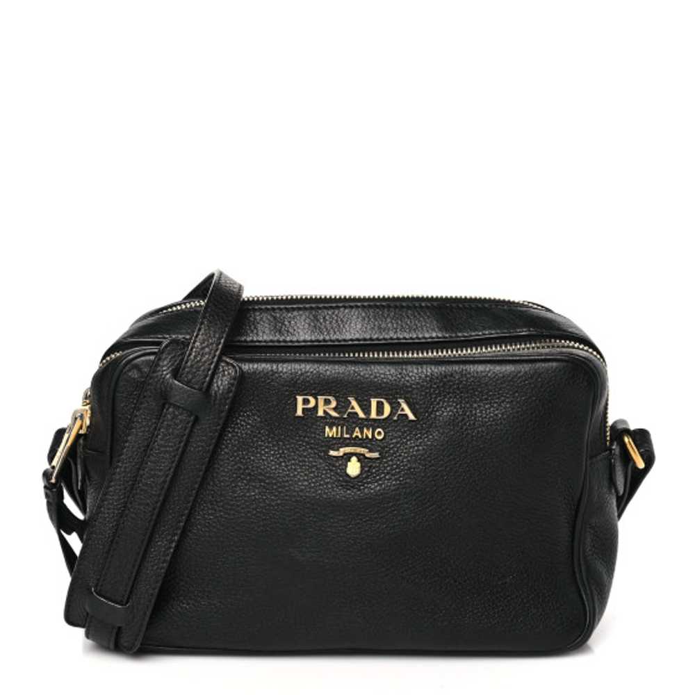 PRADA Vitello Phenix Camera Bag Black - image 1