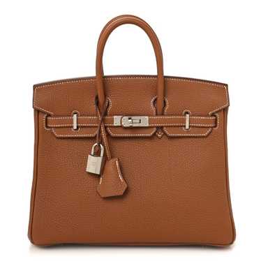 HERMES Togo Birkin 25 Gold