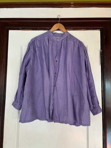 Ichi Antiquités Linen Gather Blouse (One Size) |…