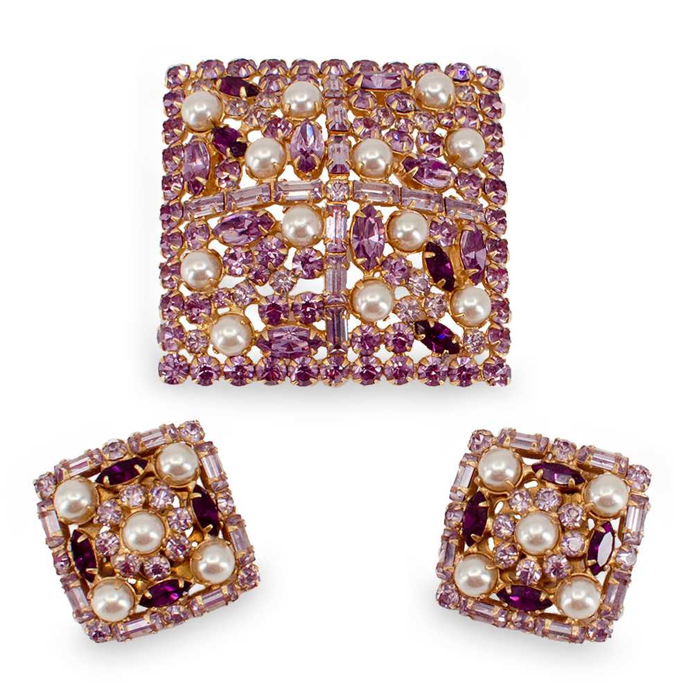 1940s Alice Caviness Jewelry | Exquisite Purple E… - image 7