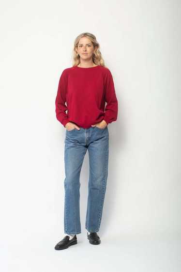 Raglan Sweatshirt - Red