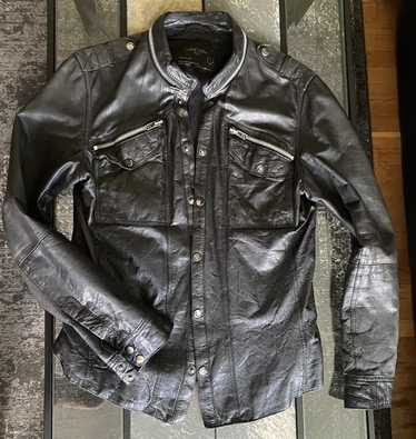 Allsaints Allsaints distressed Leather Jacket