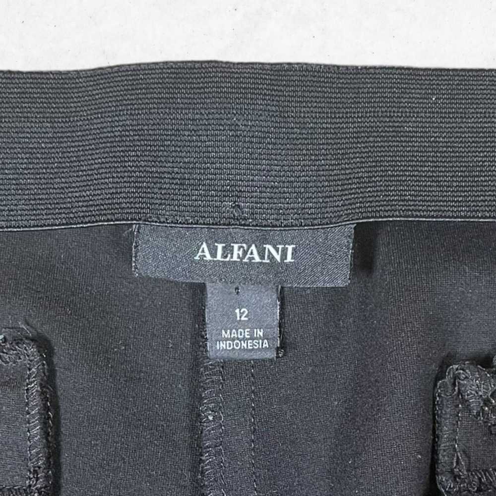 Alfani Alfani Dress Pants Womens 12 Black Geometr… - image 3