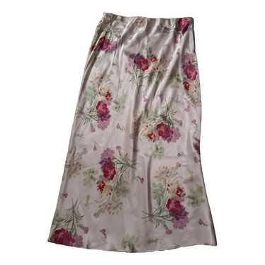 Love Shack Fancy Silk mid-length skirt