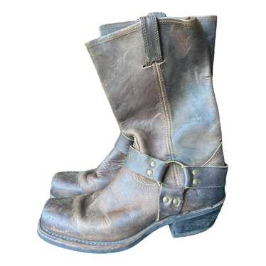 Frye Leather biker boots