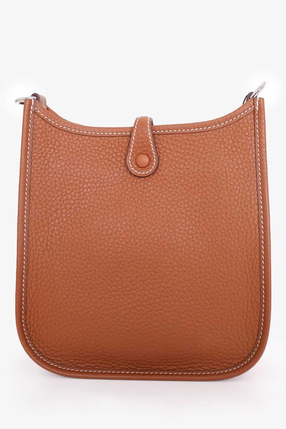 Hermes 2020 Gold Clemence Leather Evelyne TPM Cro… - image 2