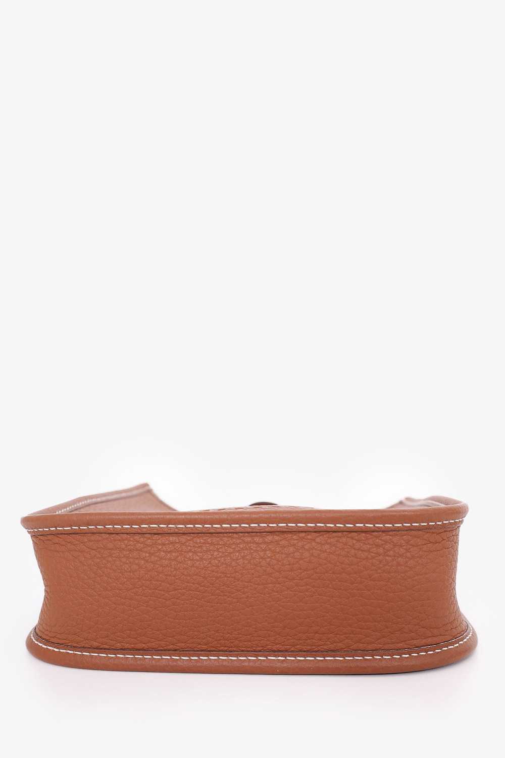 Hermes 2020 Gold Clemence Leather Evelyne TPM Cro… - image 5