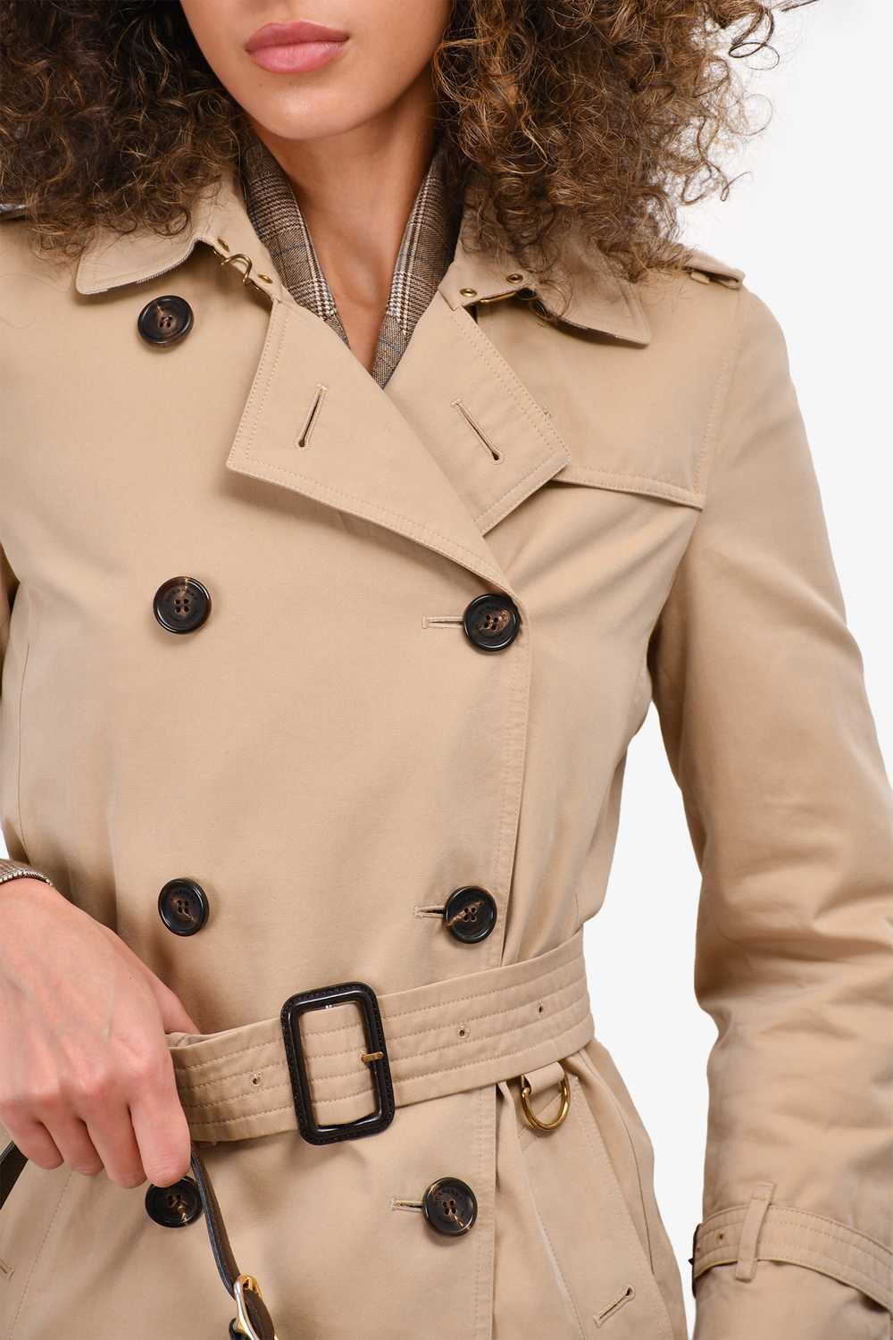 Burberry London Beige Canvas 'Kensington' Trench … - image 2