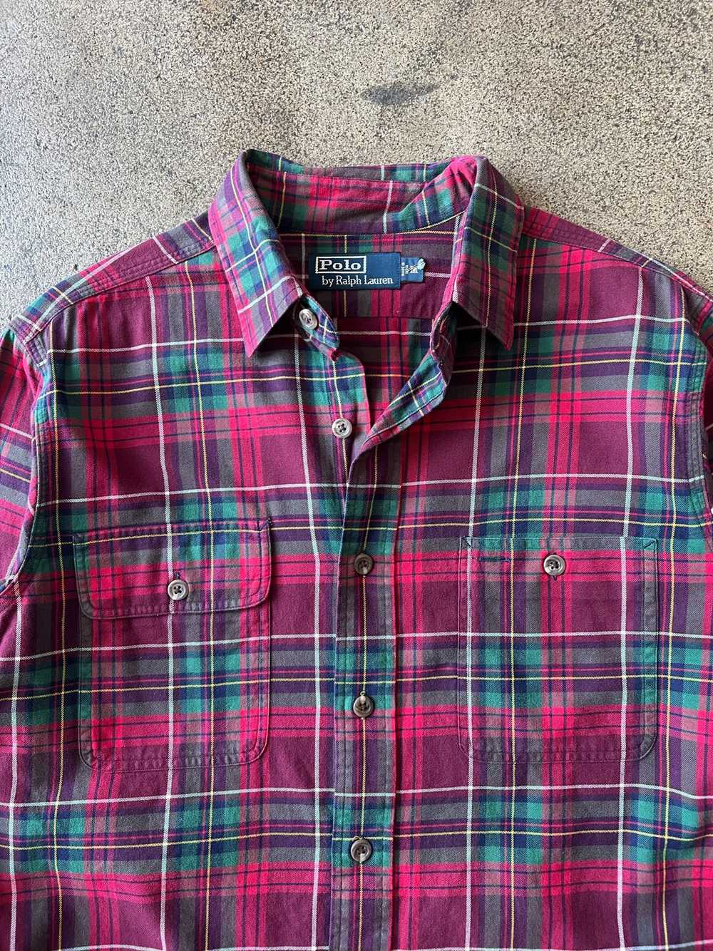 2000s Ralph Lauren Plaid Shirt - image 2