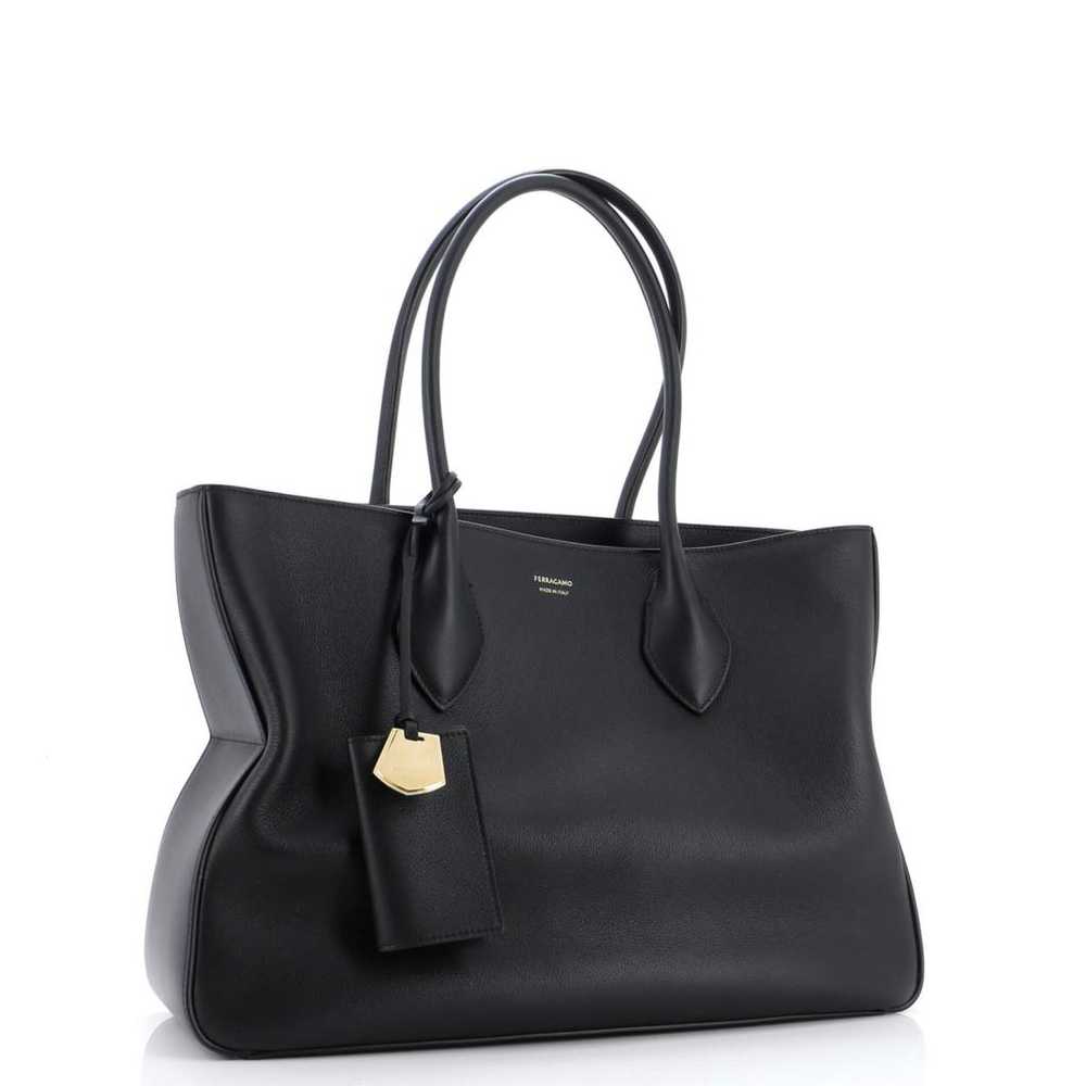 Salvatore Ferragamo Leather tote - image 2