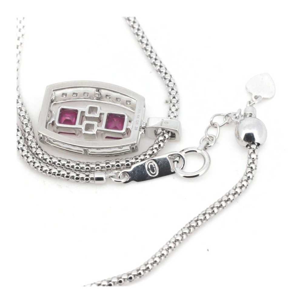 Other Other Concord Ruby Diamond Necklace K18WG 0… - image 3