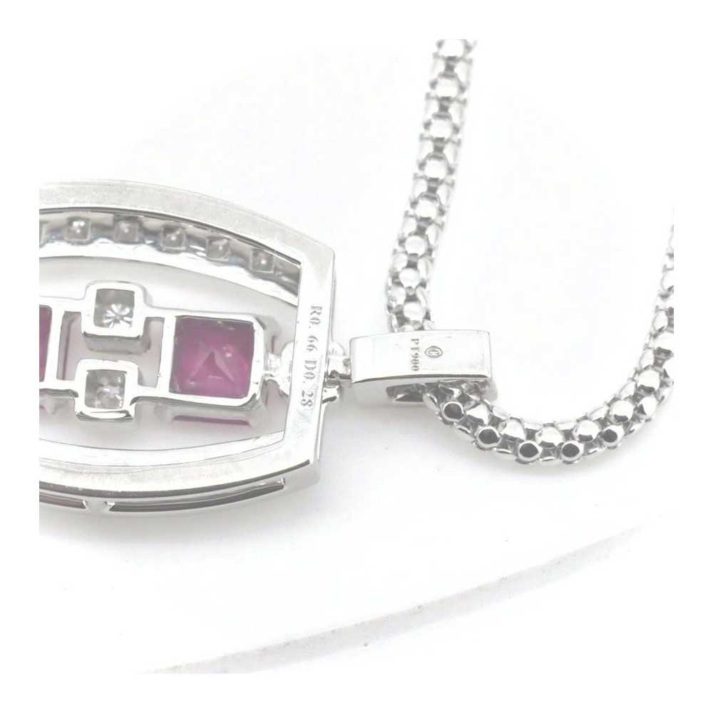 Other Other Concord Ruby Diamond Necklace K18WG 0… - image 4